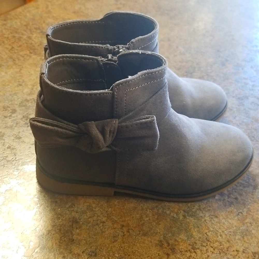 Girls gray bootie